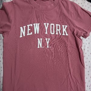 *Sold*Brandy Melville New York N.Y. Graphic T-Shirt Size Xsmall John Galt